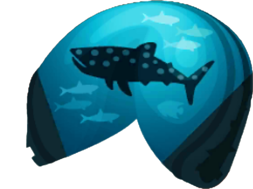 オーロラの蒼い水族館