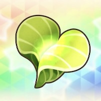 淡く光る外葉
