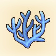 きらめくサンゴ