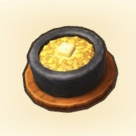 バターコーンのお皿