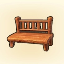 ウッディなベンチ